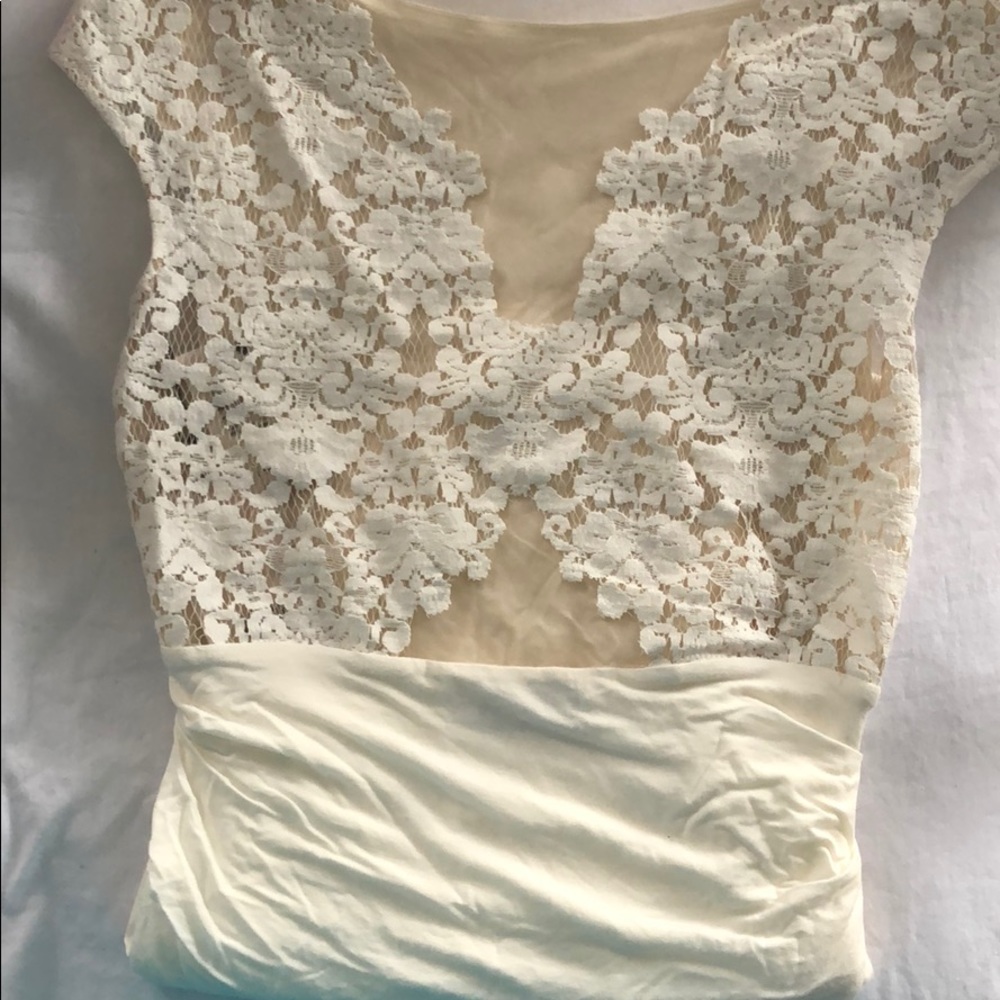 Bailey 44 white  lace top
